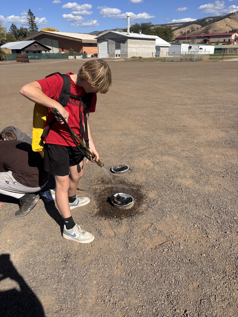 Students learning about wildland fire!