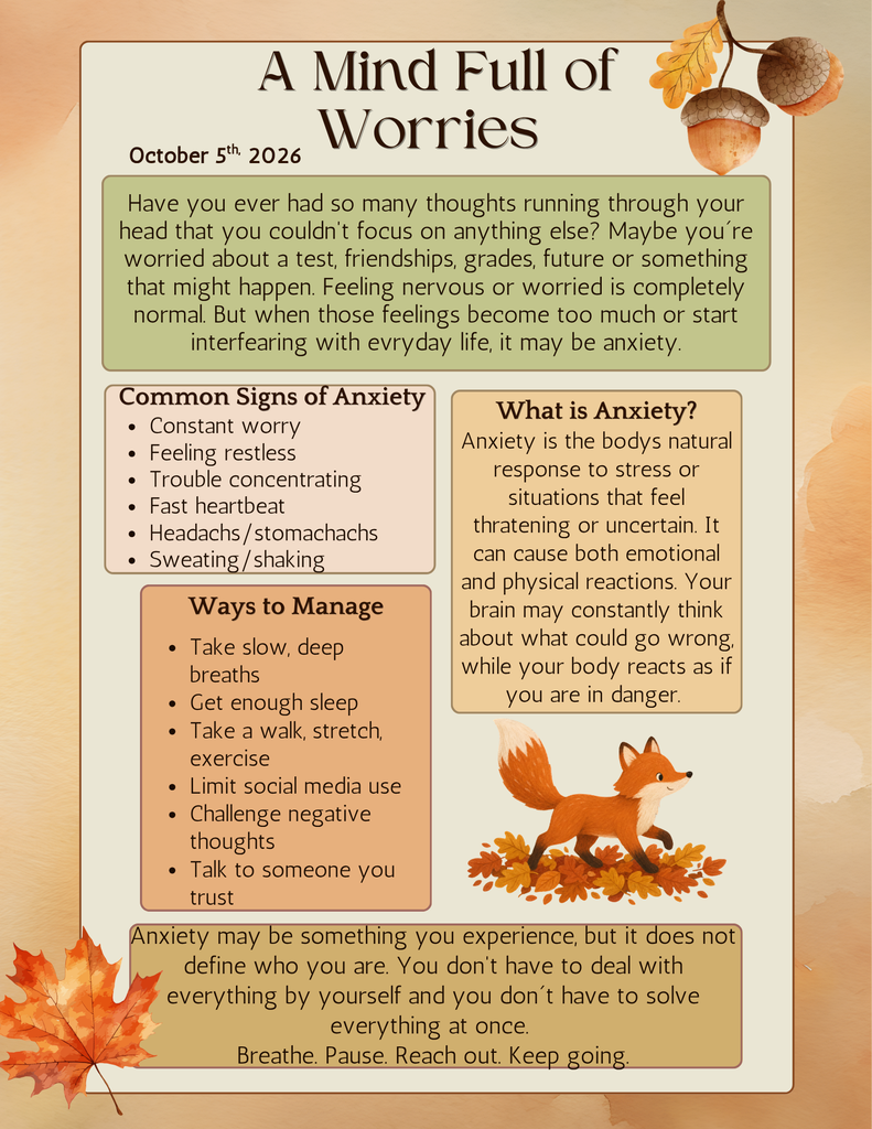 Mental Health Newsletter