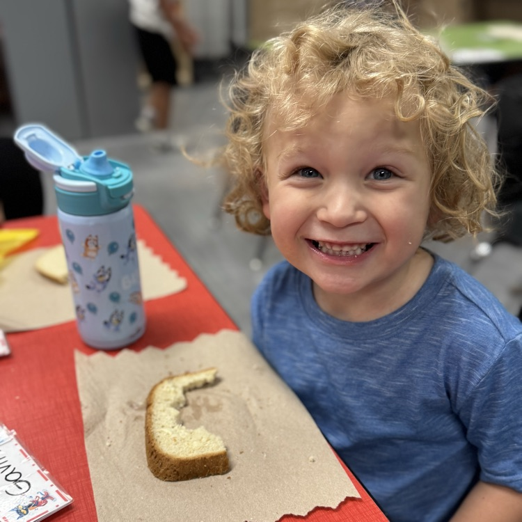 Mrs. Carr’s class made bread and read The Little Red Hen. 