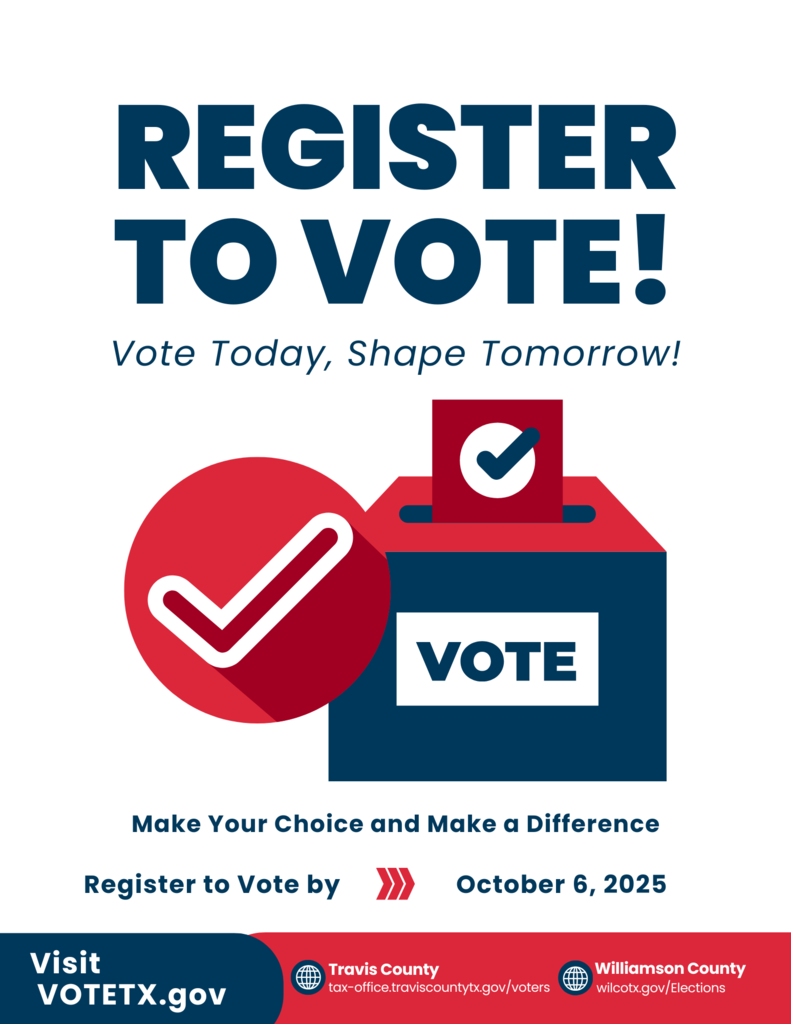 Register to Vote by October 6, 2025