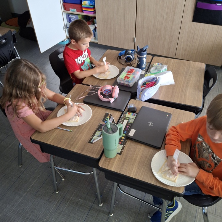 Poptart Fractions in Mrs. Schroeder's class