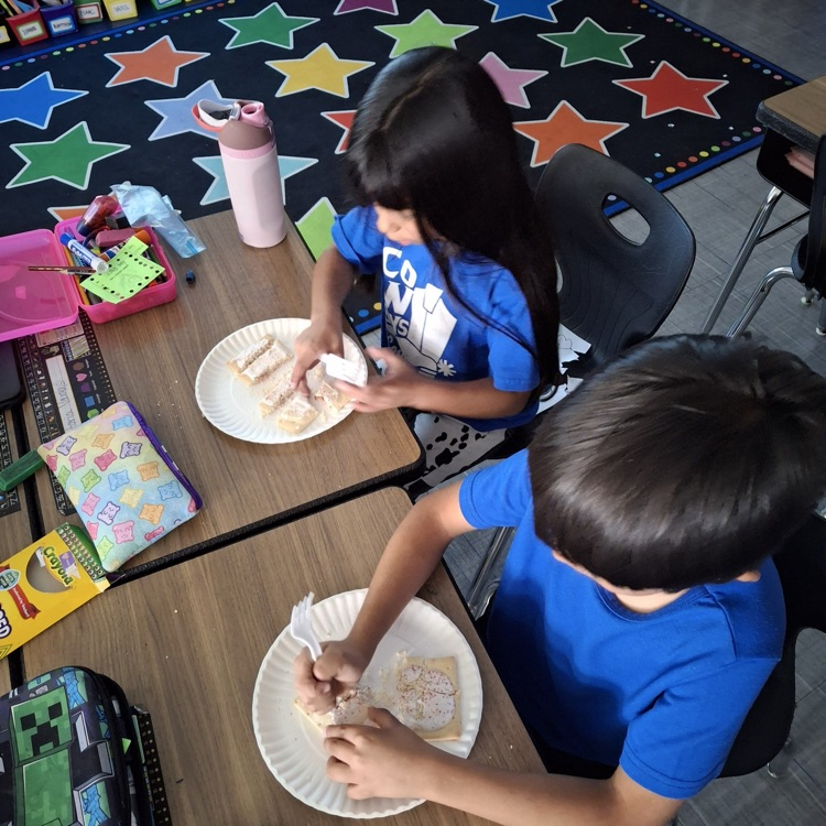 Poptart Fractions in Mrs. Schroeder's class