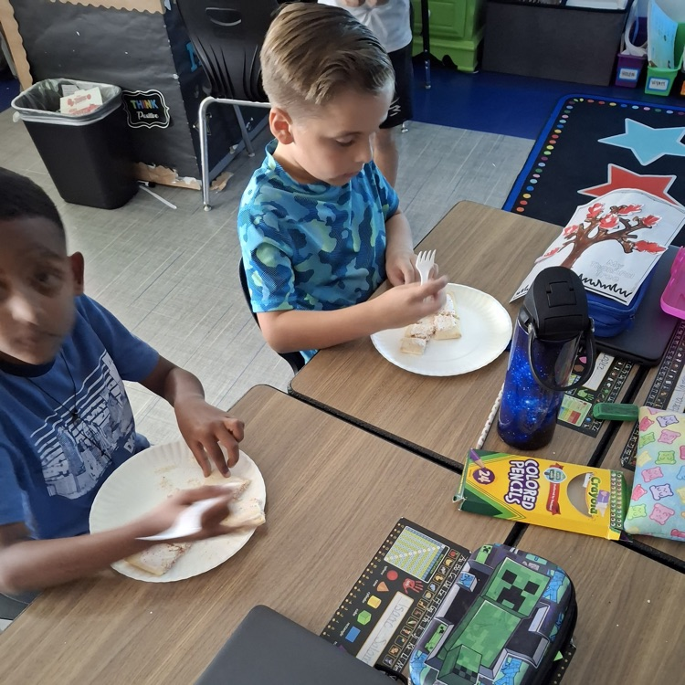 Poptart Fractions in Mrs. Schroeder's class