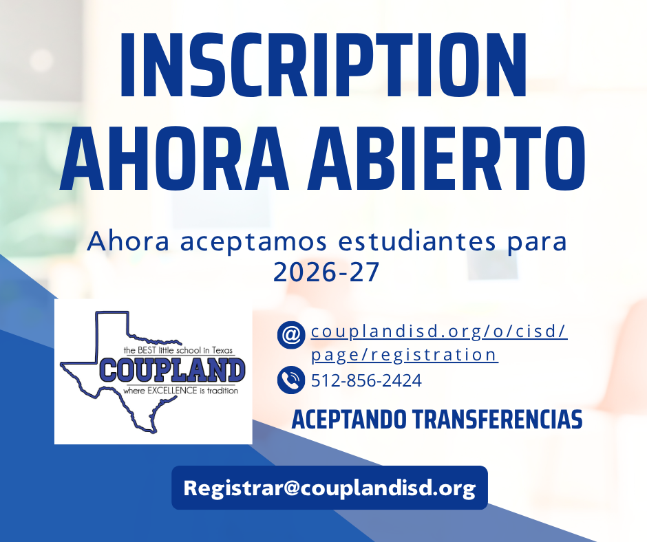 Inscription ahora abierto
