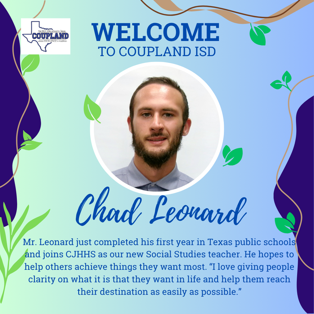 Mr. Leonard - CJHHS Social Studies Teacher