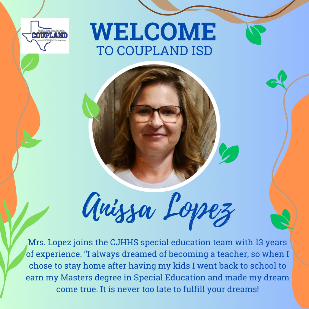 CISD welcomes Coach Lopez