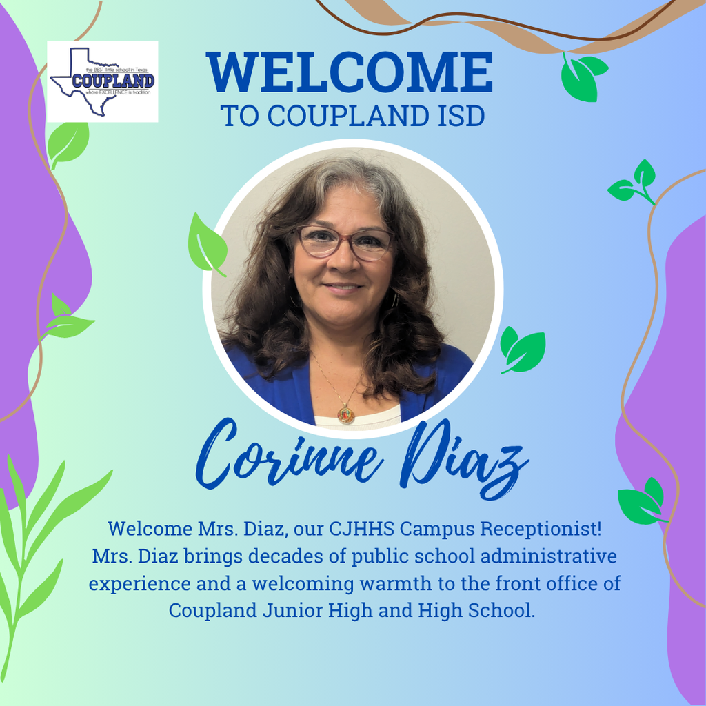 Welcome Mrs. Diaz