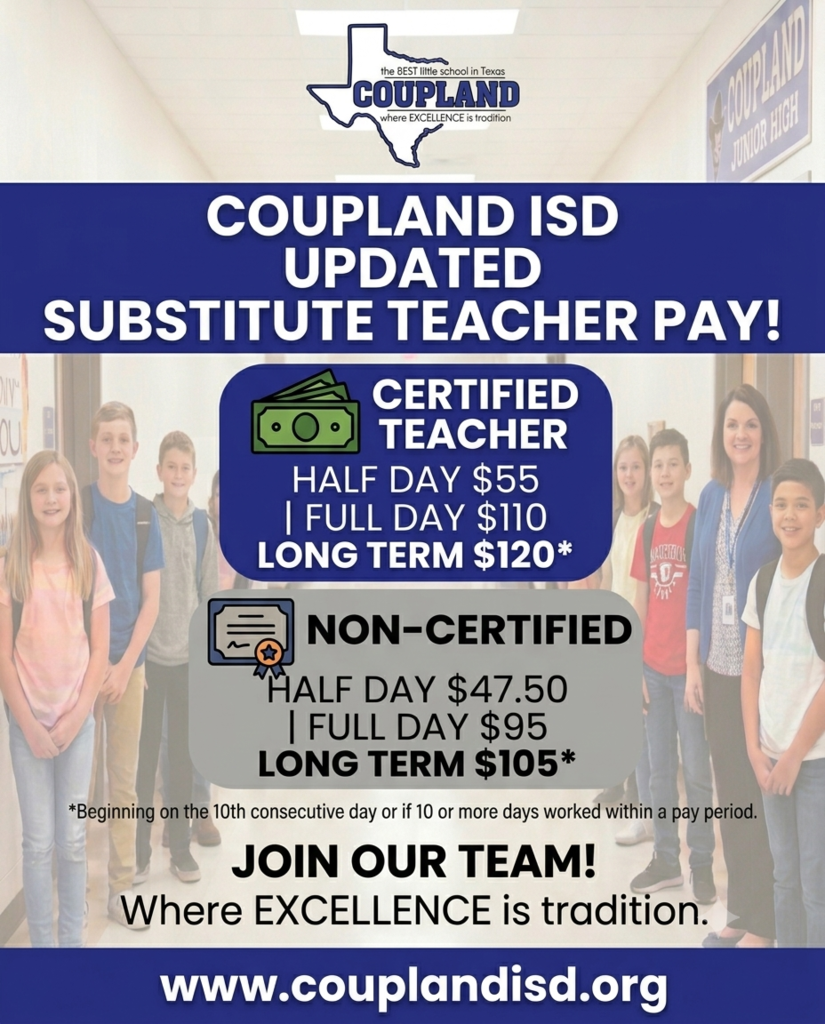 Substitute Teacher Pay Infographic