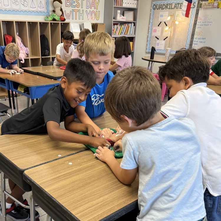 We made oobleck this week during our states of matter unit!
