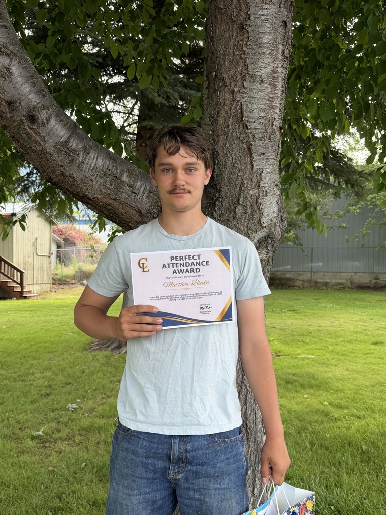 Perfect Attendance Award for 2025/2026