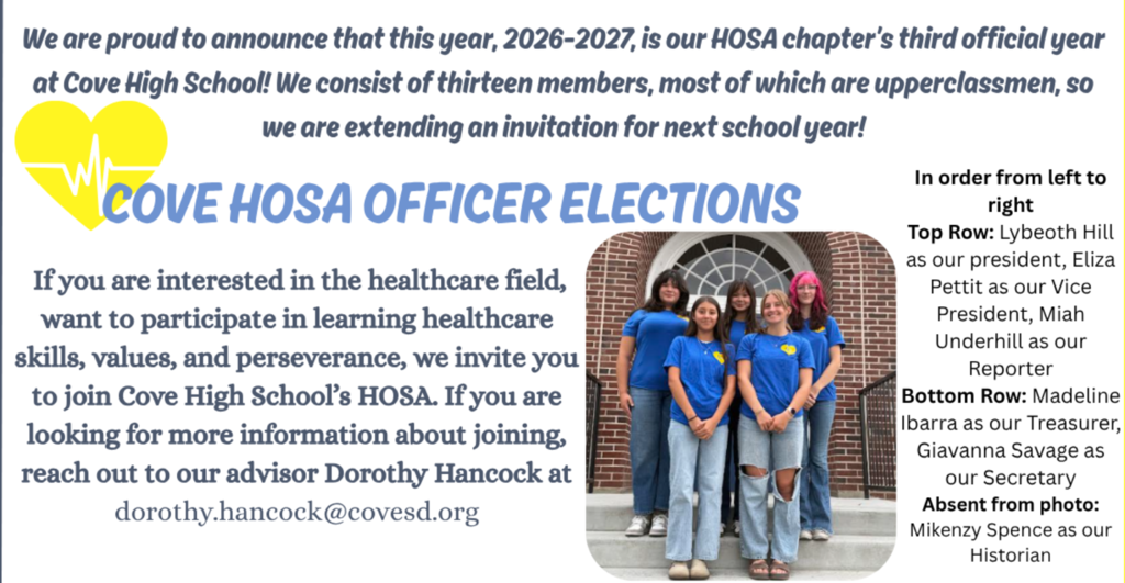 HOSA officers elected