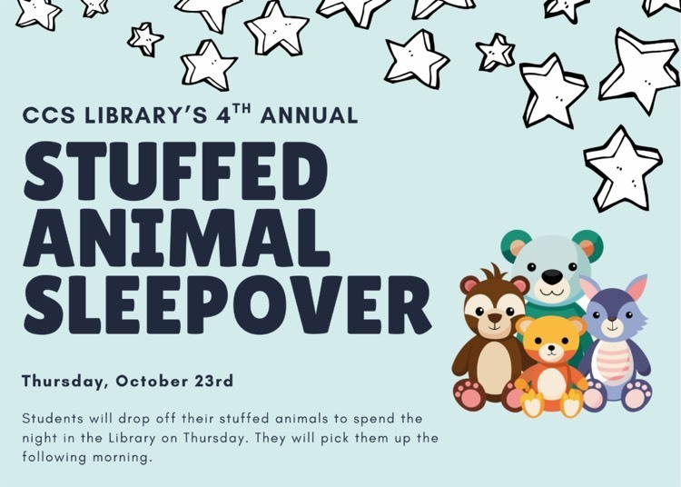 4th Annual Stuffed Animal Sleepover! 📚