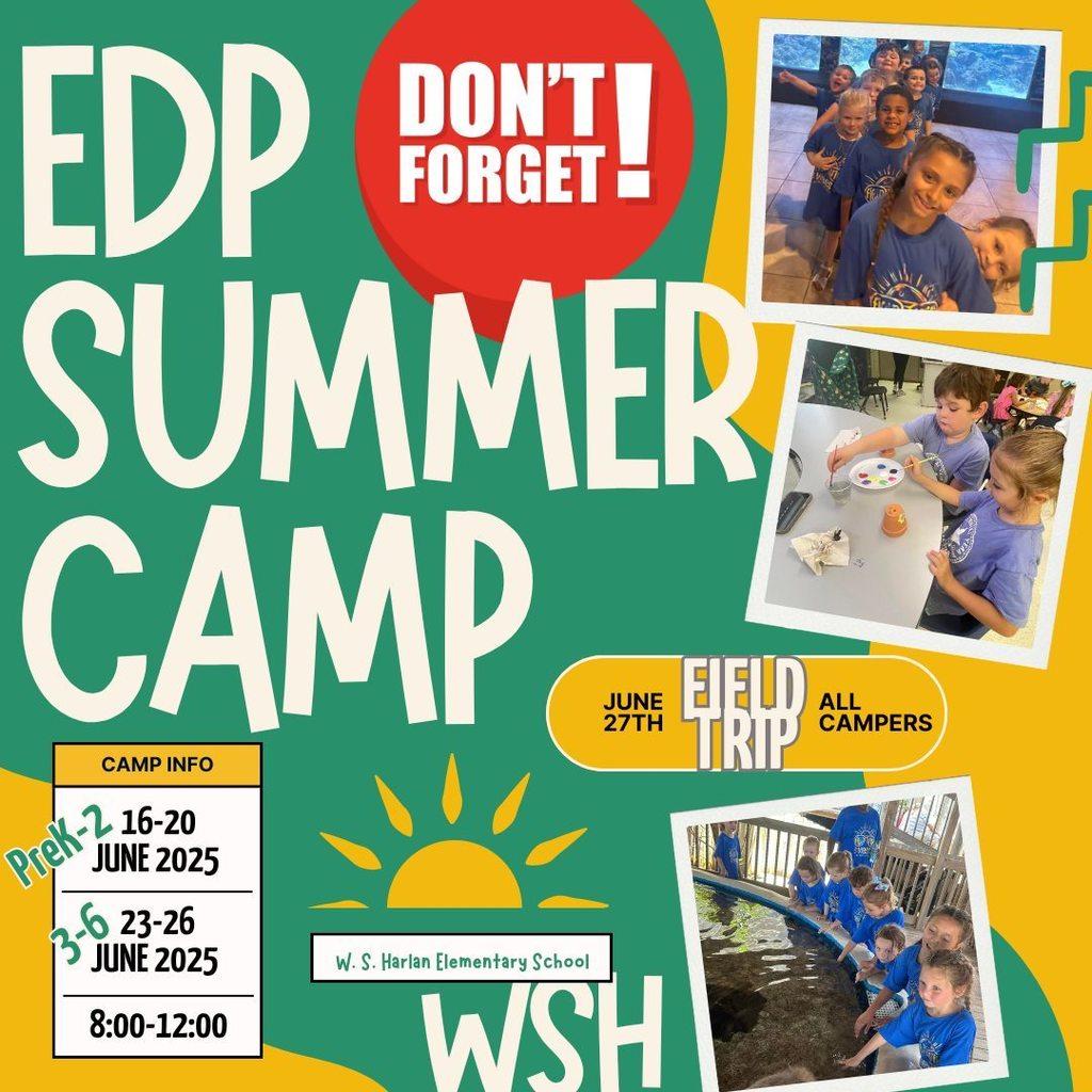 Summer Camp starts on june 16th to 20th at 8am