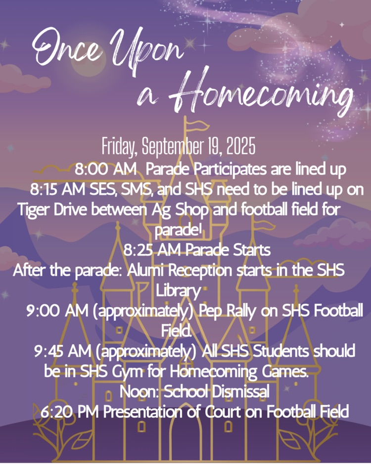 Homecoming Schedule