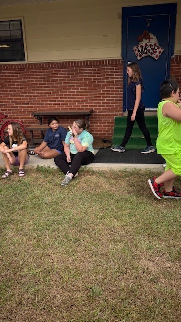 enjoying roasted corn