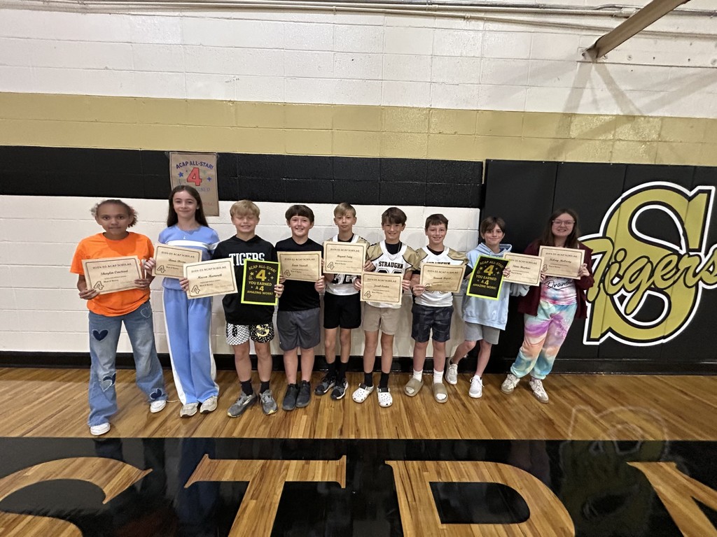 Students who made 4's on the ACAP.