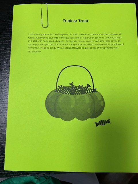 trick or treat info