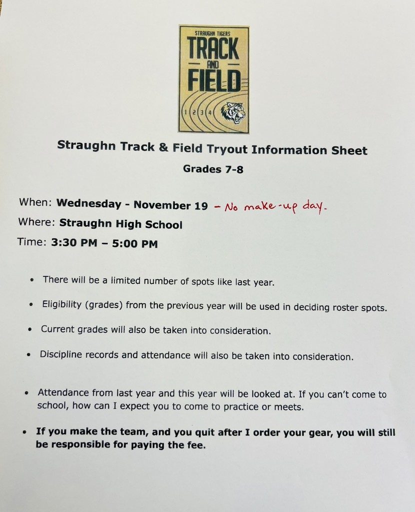Track & Field Tryouts