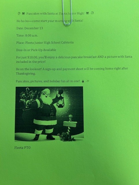 Breakfast with Santa