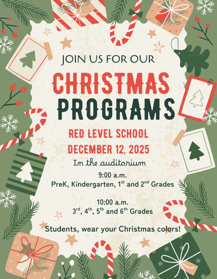 Christmas program flyer