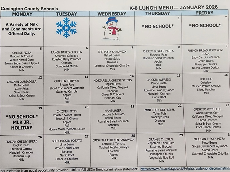 jan menu
