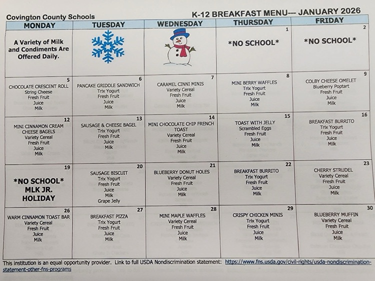 jan menu