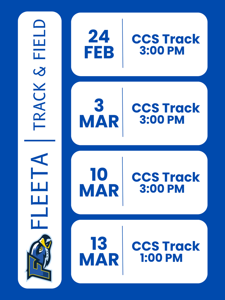 Track Schedule