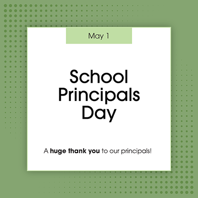 May- school principals week