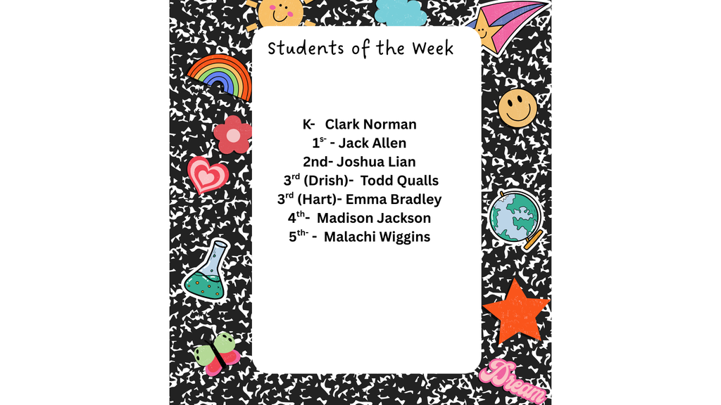 students of the week