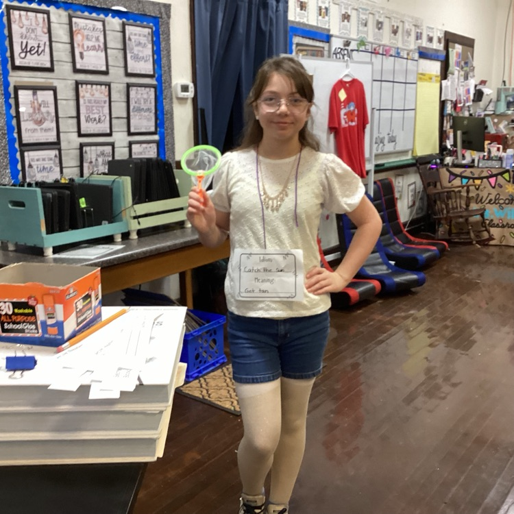 book character/idiom parade