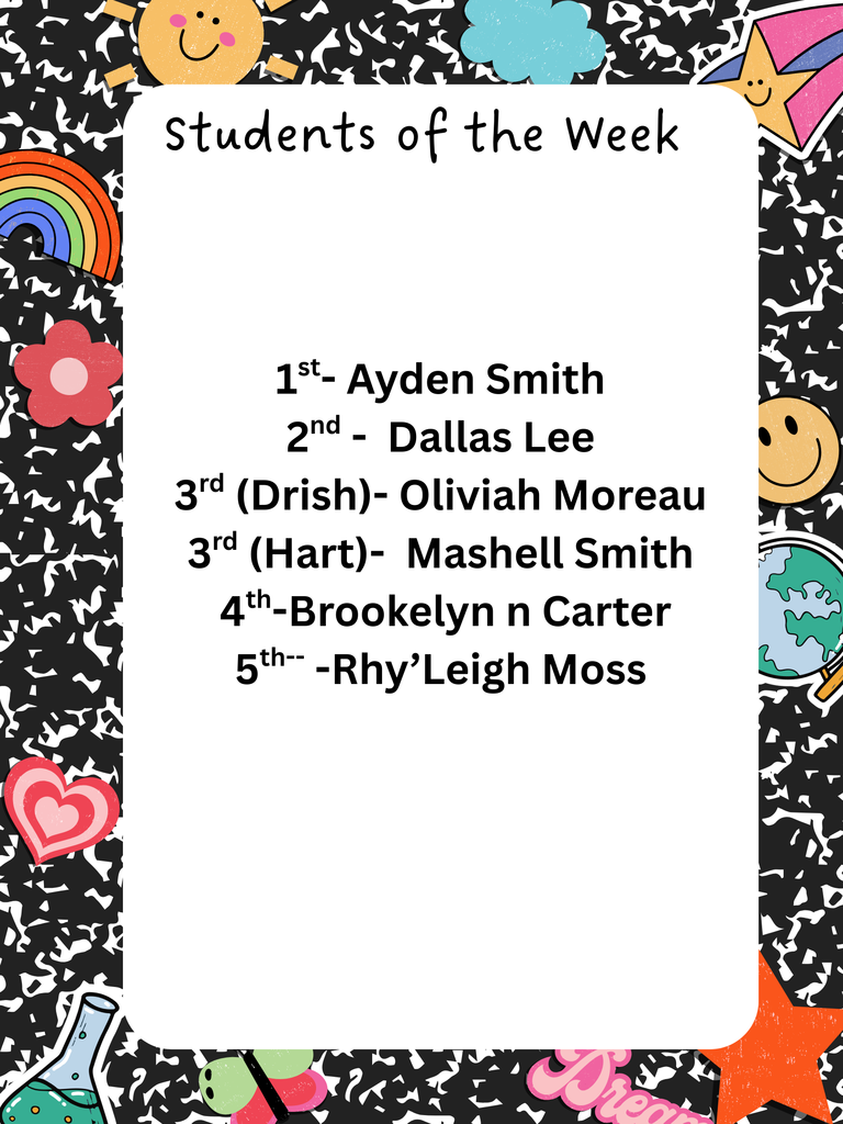 student of the week
