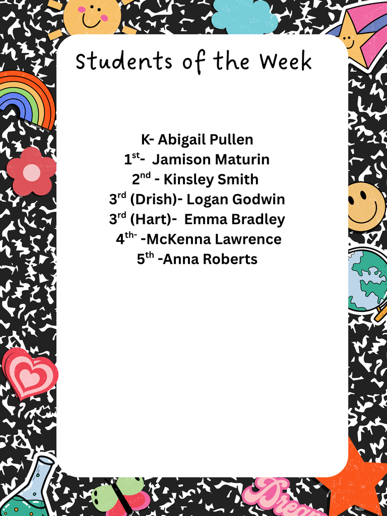students of the week