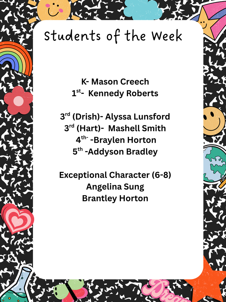 students of the week