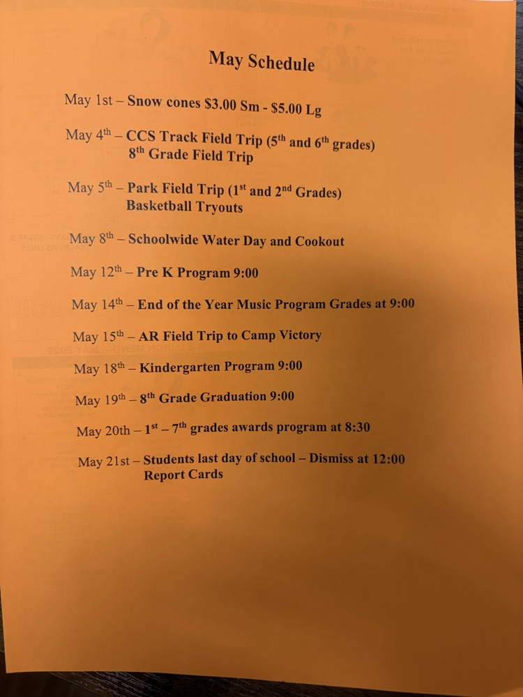 May events