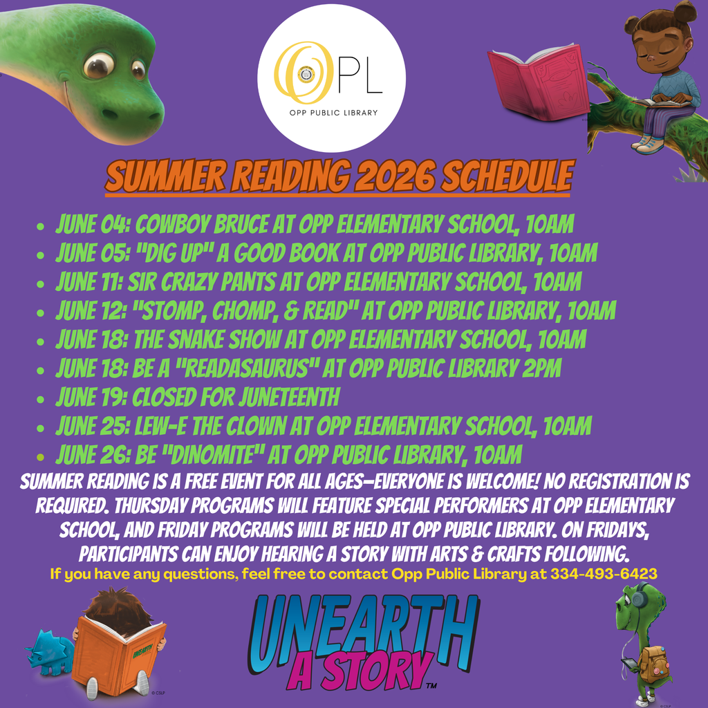 Opp Summer Reading Program