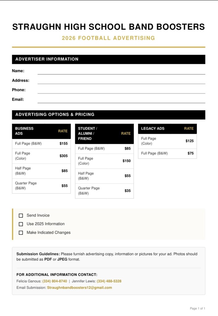 band boosters