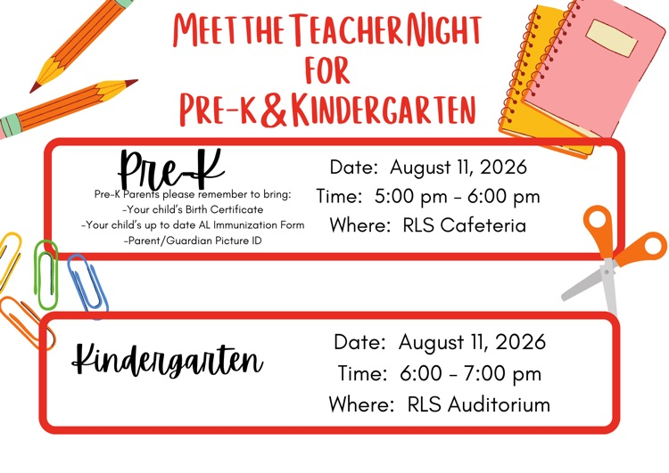 PreK and Kindergarten