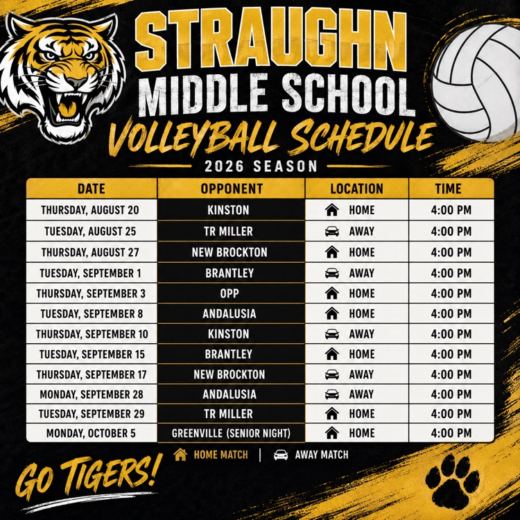 Volleyball Schedule