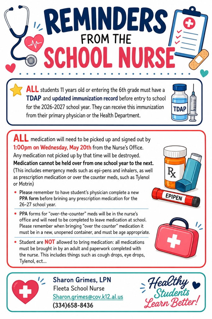Reminders from the Nurse