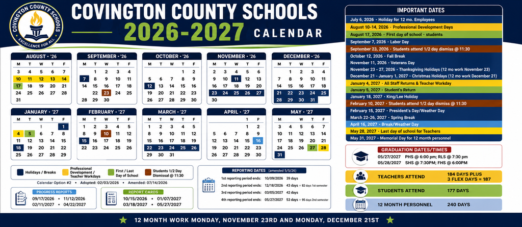 School Calendar