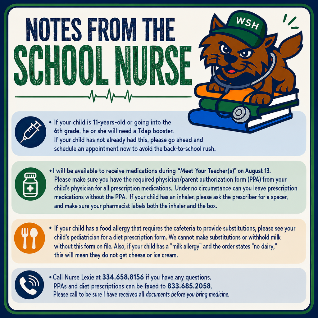 Notes from the School Nurse