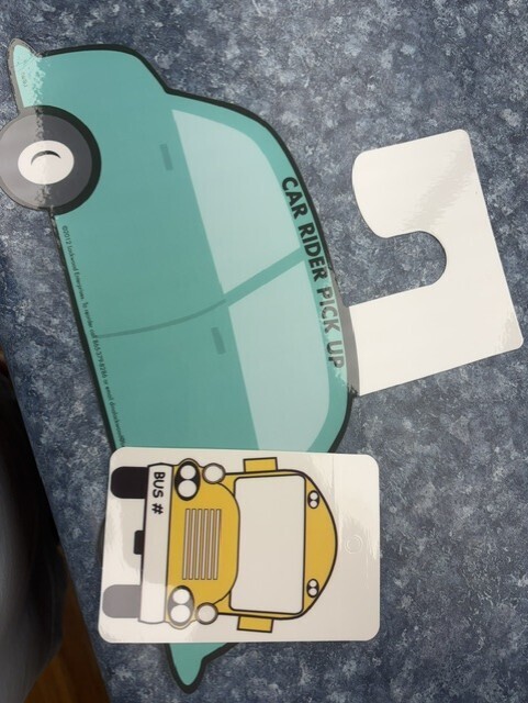 car tags and bus tags
