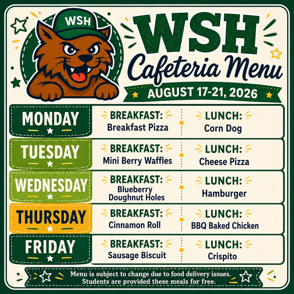 Menu Week 1