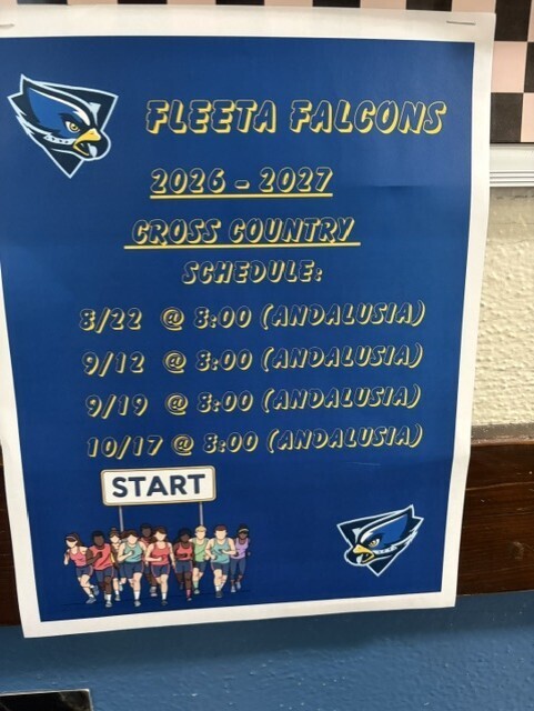 cross country schedule