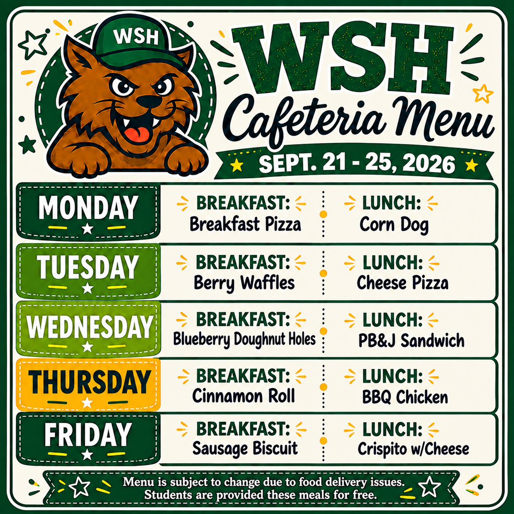 Week's Menu