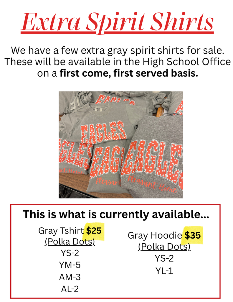 extra shirts