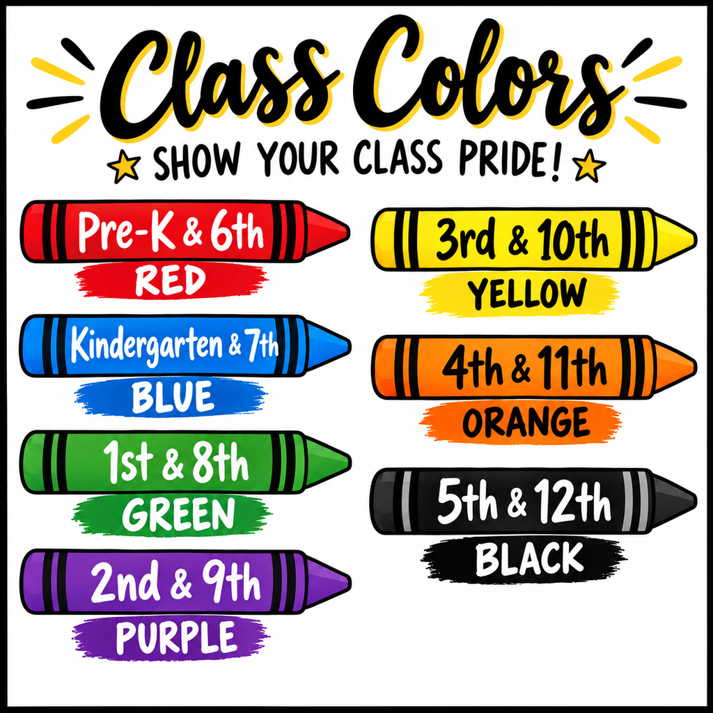class color days for hoco