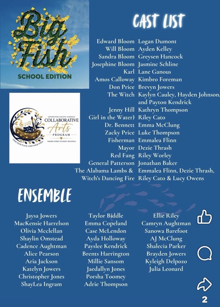 big fish cast list