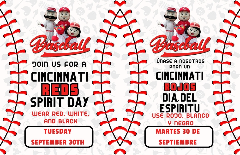 Reds Spirit Day Flyer