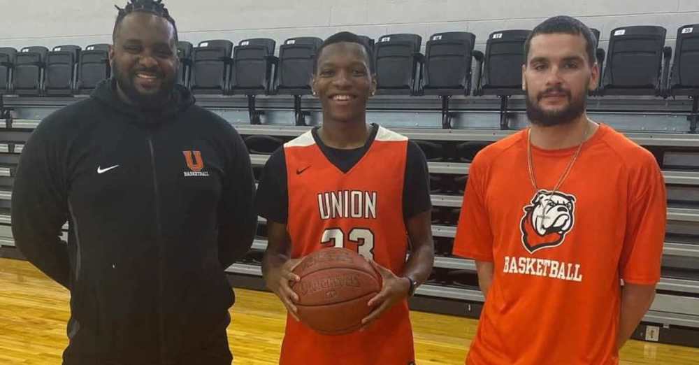 Dominic Scott with coach